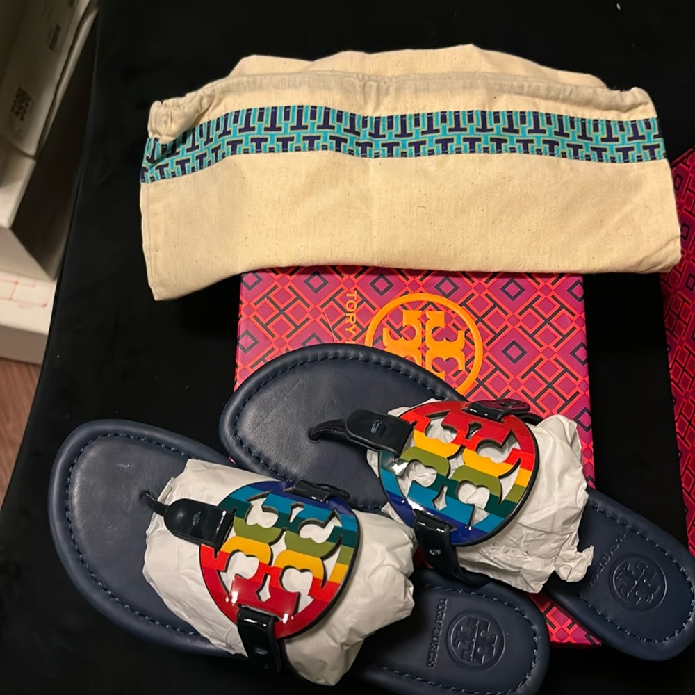 Tory Burch miller rainbow sandal